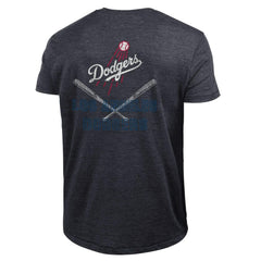 Heather Black Los Angeles Dodgers Champion Tri-Blend T-Shirt