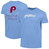 Light Blue Philadelphia Phillies Champion Tri-Blend T-Shirt