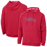 Red Philadelphia Phillies Champion Triumph Tri-Blend Raglan Hoodie