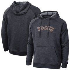 Black San Francisco Giants Champion Triumph Tri-Blend Raglan Hoodie