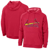 Red St. Louis Cardinals Champion Triumph Tri-Blend Raglan Hoodie