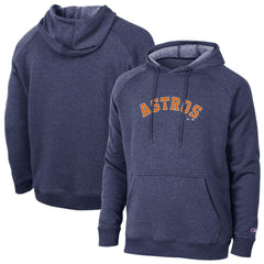 Navy Houston Astros Champion Triumph Tri-Blend Raglan Hoodie