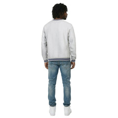 Heather Gray Atlanta Braves Champion Reverse Weave Sweatshirt