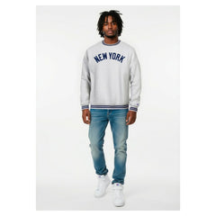 Heather Gray New York Yankees Champion Reverse Weave Sweatshirt