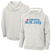 Heathered Core Ultra Light Grey Toronto Blue Jays Champion Triumph Tri-Blend Raglan Hoodie