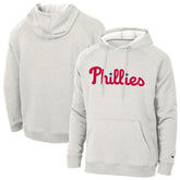 Heathered Core Ultra Light Grey Philadelphia Phillies Champion Triumph Tri-Blend Raglan Hoodie
