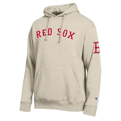 Oatmeal Boston Red Sox Champion All Star Chenille Patch Hoodie