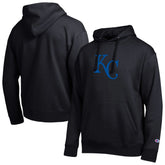 Black Kansas City Royals Champion All Star Embroidered Logo Hoodie