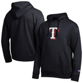 Black Texas Rangers Champion All Star Embroidered Logo Hoodie