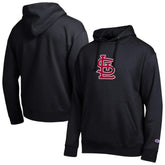 Black St. Louis Cardinals Champion All Star Embroidered Logo Hoodie