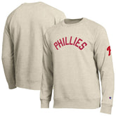 Oatmeal Philadelphia Phillies Champion All-Star Soft Felt Sweatshirt