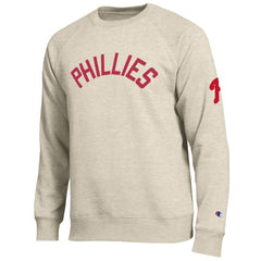 Oatmeal Philadelphia Phillies Champion All-Star Soft Felt Sweatshirt