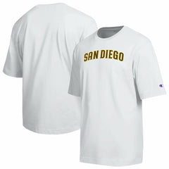 White San Diego Padres Champion All Star Arched Chenille Wordmark T-Shirt