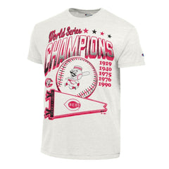 White Cincinnati Reds Champion Winning Tradition Cooperstown Tri-Blend T-Shirt