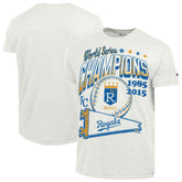 White Kansas City Royals Champion Winning Tradition Cooperstown Tri-Blend T-Shirt