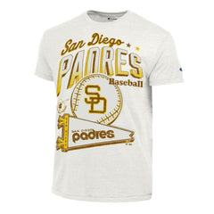White San Diego Padres Champion Winning Tradition Cooperstown Tri-Blend T-Shirt