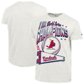 White St. Louis Cardinals Champion Winning Tradition Cooperstown Tri-Blend T-Shirt