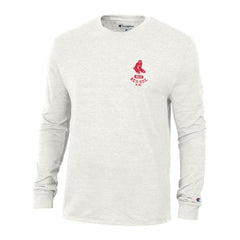 White Boston Red Sox Champion Cooperstown Winning Tradition Tri-Blend Long Sleeve T-Shirt