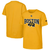 NHL Boston Bruins Fanatics Youth 2026 NHL Stadium Series Authentic Locker Room T-Shirt