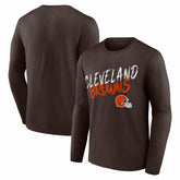 Hustle Long Sleeve T-Shirt - Cleveland Browns T-shirts