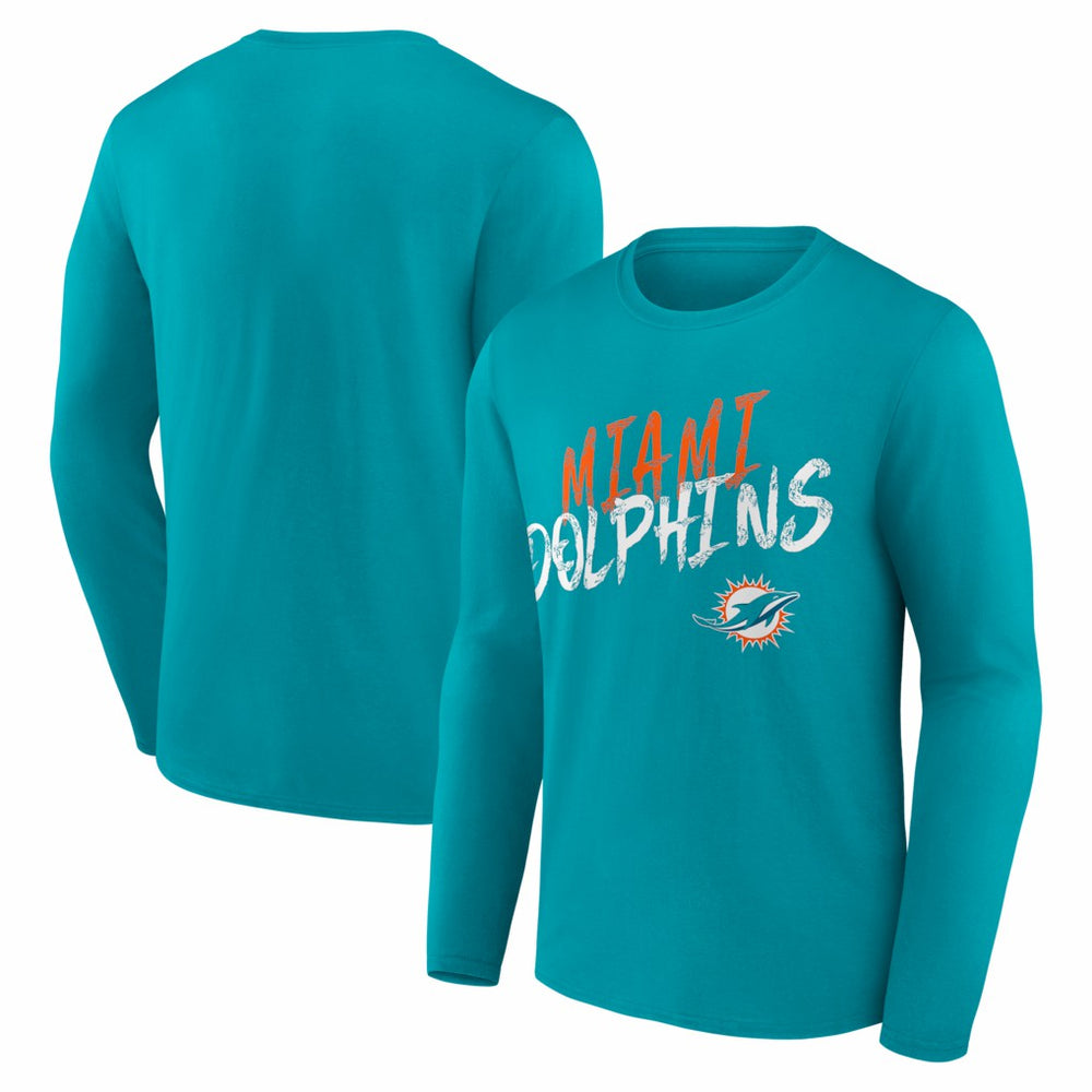 Hustle Long Sleeve T-Shirt - Miami Dolphins T-shirts