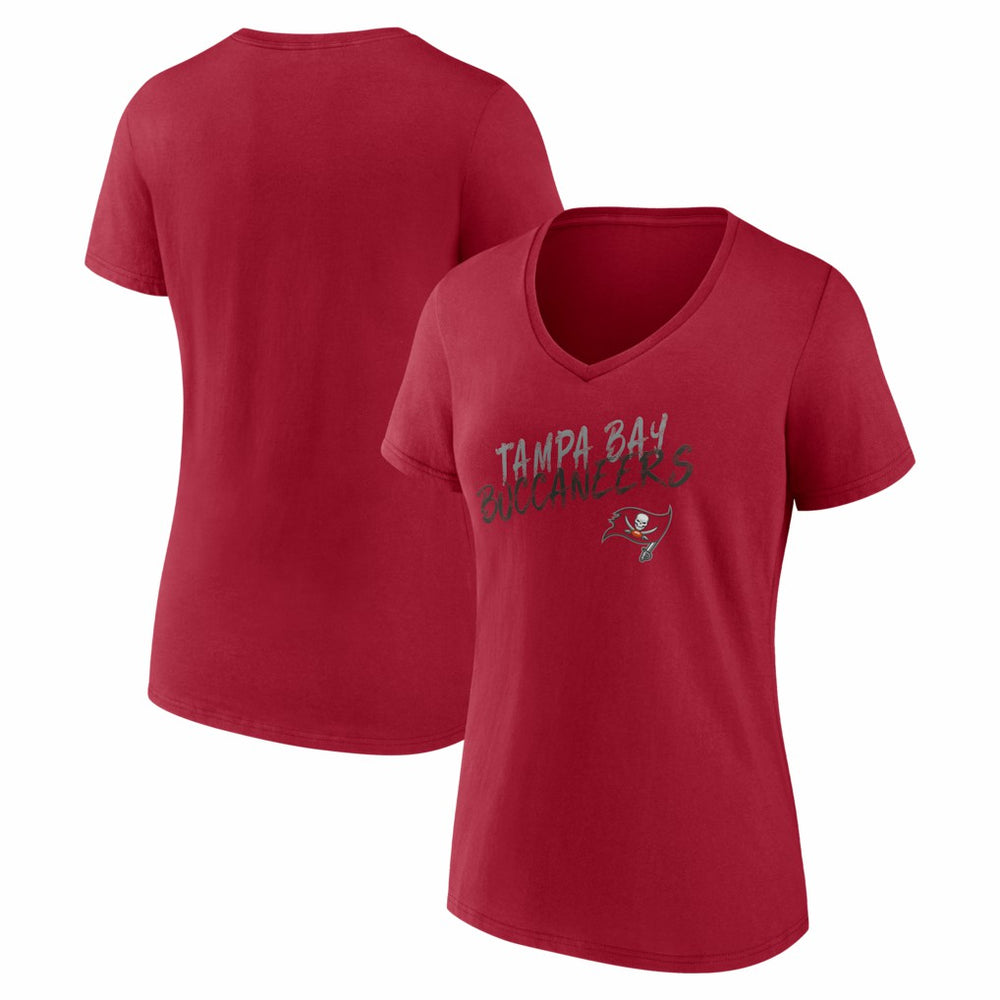 Women's Hustle V-Neck T-Shirt - Tampa Bay Buccaneers T-shirts