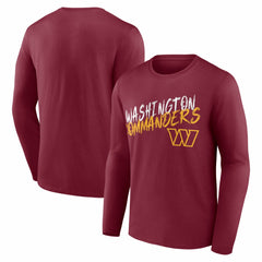 Hustle Long Sleeve T-Shirt - Washington Commanders T-shirts