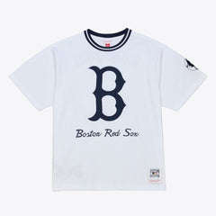 White Boston Red Sox Mitchell & Ness Cooperstown Collection Arctic T-Shirt