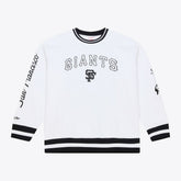 White San Francisco Giants Mitchell & Ness Arctic Fleece Sweatshirt
