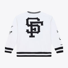 White San Francisco Giants Mitchell & Ness Arctic Fleece Sweatshirt