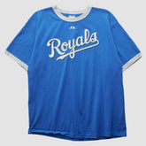 Blue Kansas City Royals Majestic 2000s T-shirt