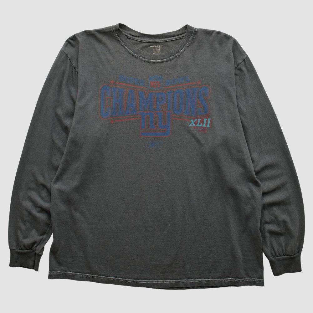 Reebok 2008 Long Sleeve T-shirt - New York Giants T-shirts
