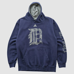 Navy Detroit Tigers Adidas 2010s Hooded Pullover Sweatshirt
