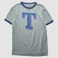 Heather Gray Texas Rangers Majestic 2010 T-shirt