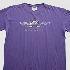 Purple Colorado Rockies CSA 2001 T-shirt