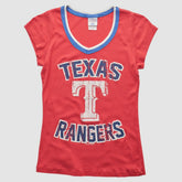 Red Texas Rangers Campus Lifestyle 2010s T-shirt