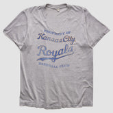 Heather Gray Kansas City Royals 80s T-shirt