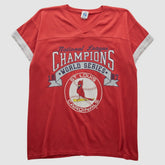 Red St. Louis Cardinals Logo Athletic 1987 T-shirt