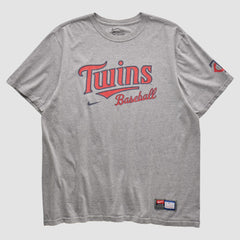 Heather Gray Minnesota Twins Nike 2010s T-shirt