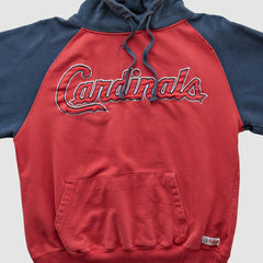 Red St. Louis Cardinals Stitches 2000s Hooded Pullover Sweatshirt