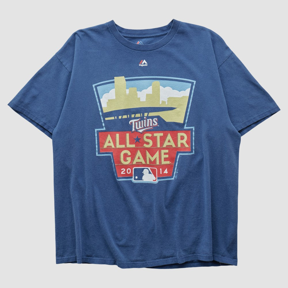 Blue Minnesota Twins Majestic 2014 T-shirt