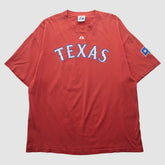 Red Texas Rangers Majestic 2000s T-shirt