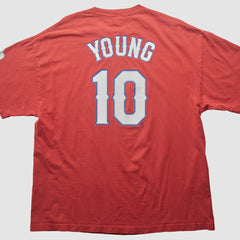 Red Texas Rangers Majestic 2000s T-shirt
