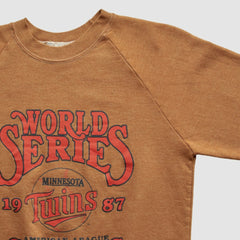 Brown Minnesota Twins Fun Fleece 1987 Pullover Sweatshirt