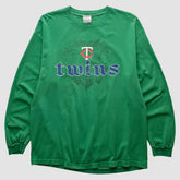 Green Minnesota Twins Genuine Merchandise 2000s Long Sleeve T-shirt