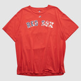 Red Boston Red Sox Majestic 2010s T-shirt