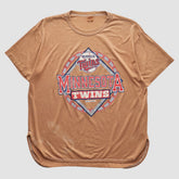Tan Minnesota Twins Champion 90s T-shirt