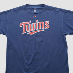 Navy Minnesota Twins Majestic 2000s T-shirt
