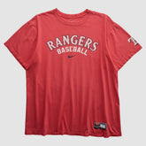 Red Texas Rangers Nike 2000s T-shirt