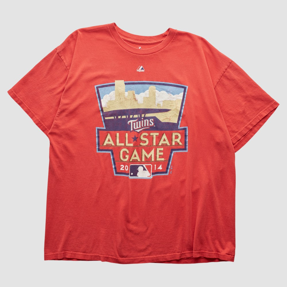 Red Minnesota Twins Majestic 2014 T-shirt
